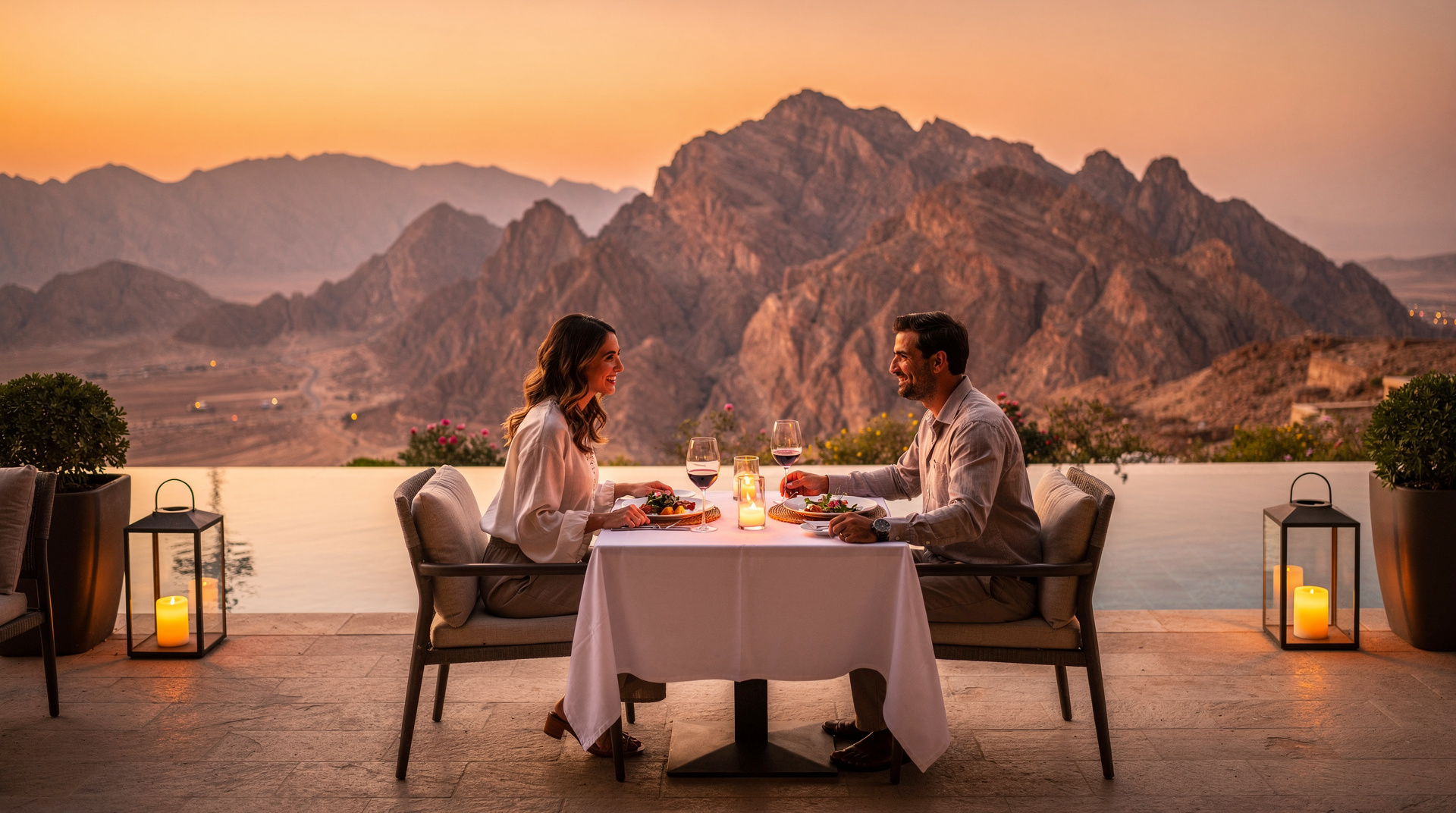 Oman Hochzeitsreise-Führerf: Romantische Orte, Luxusaufenthalte und Sonnenuntergangs-Erlebnisse